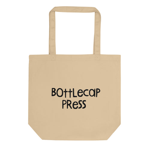 Bottlecap Press Text Eco Tote Bag-Bottlecap Press